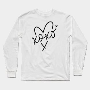 XoXo Heart Valentines Day Long Sleeve T-Shirt